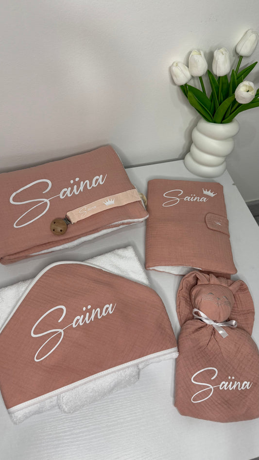 COFFRET BÉBÉ ESSENTIEL GAZ DE COTON