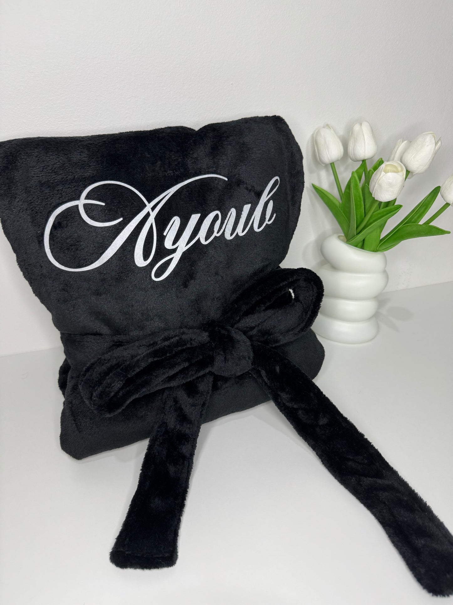 PEIGNOIR PILOU NOIR