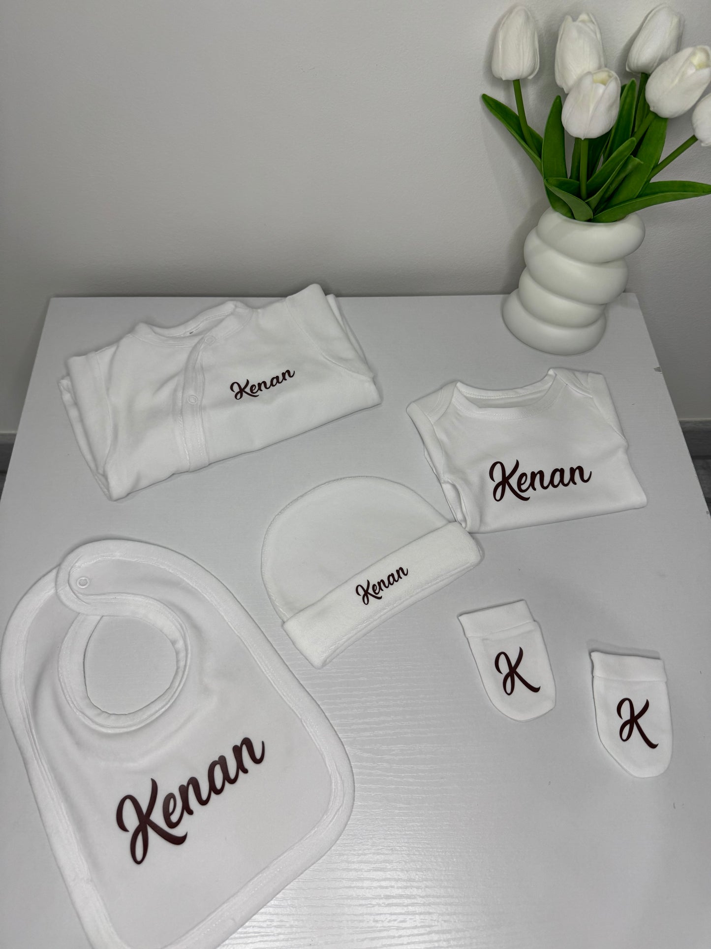 ENSEMBLE BÉBÉ VELOURS 5 PCS