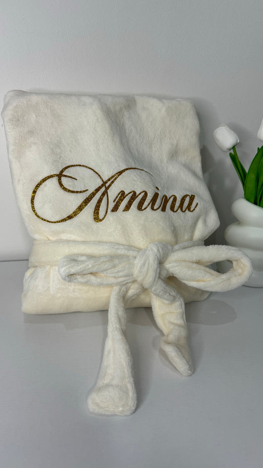 PEIGNOIR PILOU BLANC