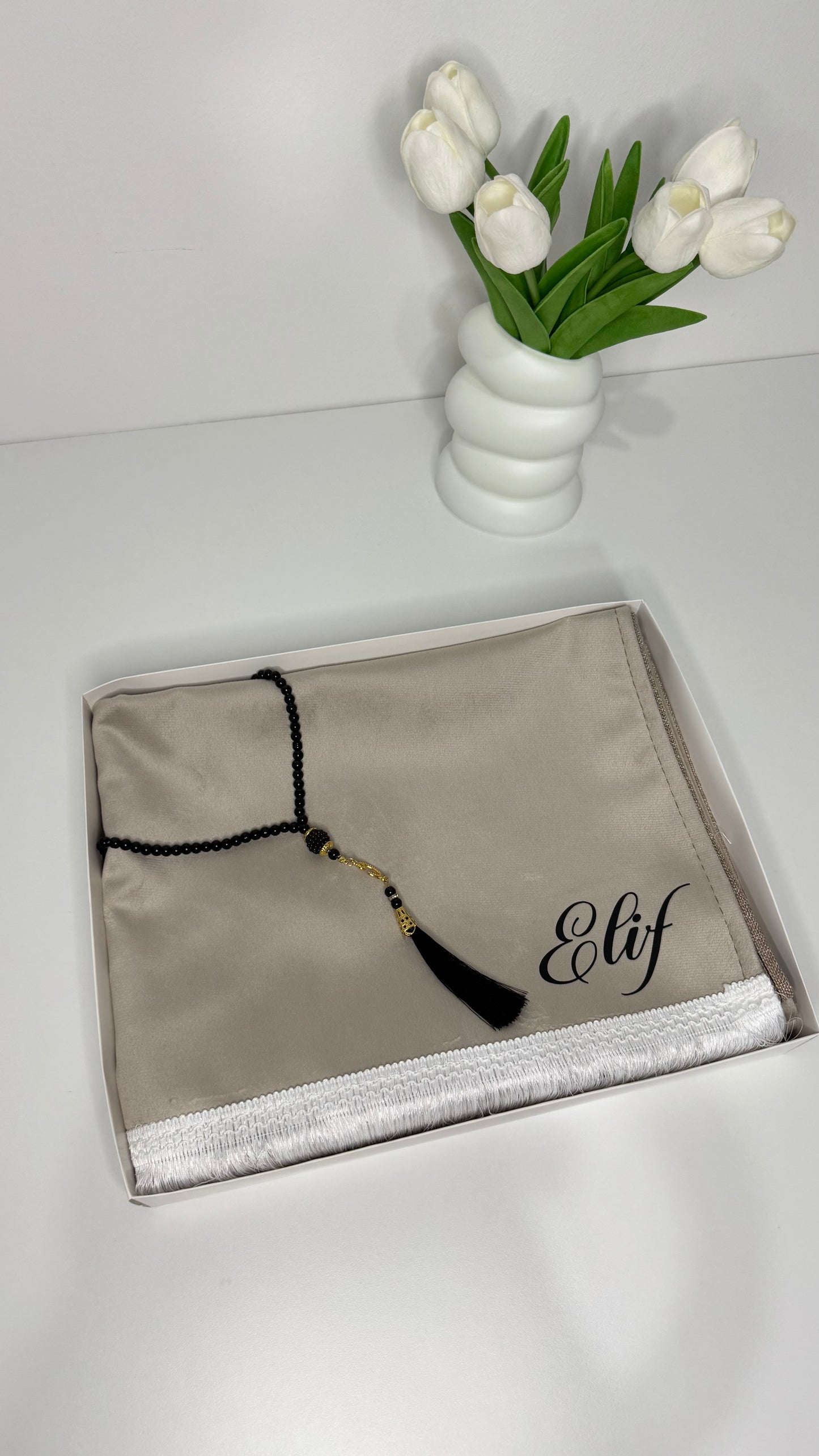 TAPIS DE PRIÈRE BEIGE / NUDE