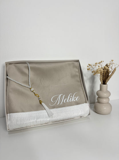 TAPIS DE PRIÈRE BEIGE / NUDE