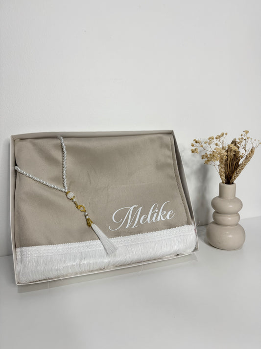 TAPIS DE PRIÈRE BEIGE / NUDE