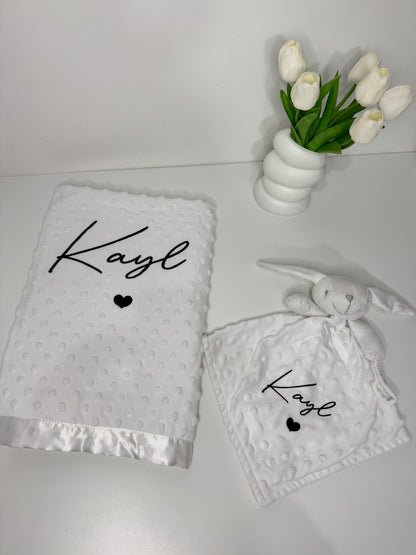 COFFRET PLAID & DOUDOU SATINE