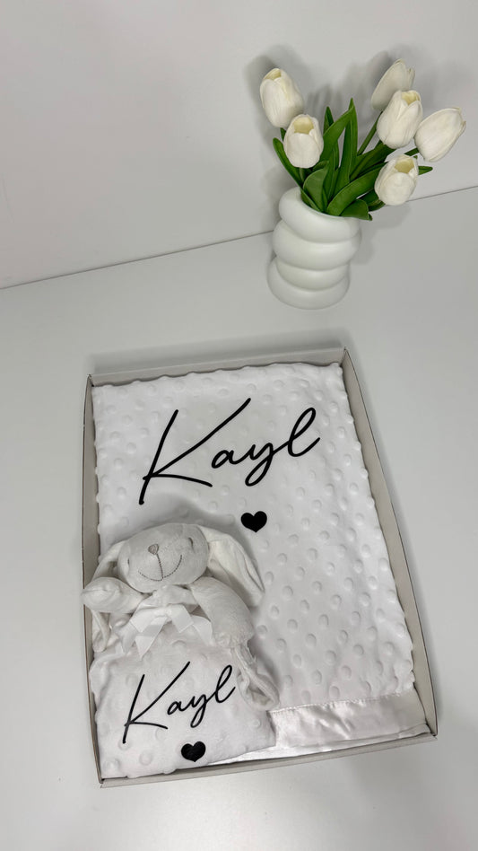 COFFRET PLAID & DOUDOU SATINE