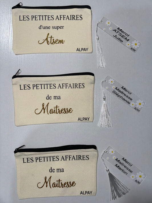 TROUSSE & MARQUE PAGE