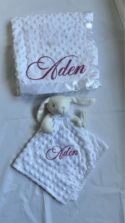 COFFRET PLAID & DOUDOU SATINE