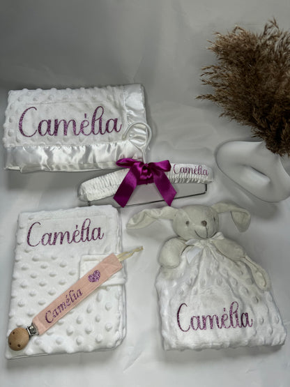 COFFRET BÉBÉ ESSENTIEL SATIN