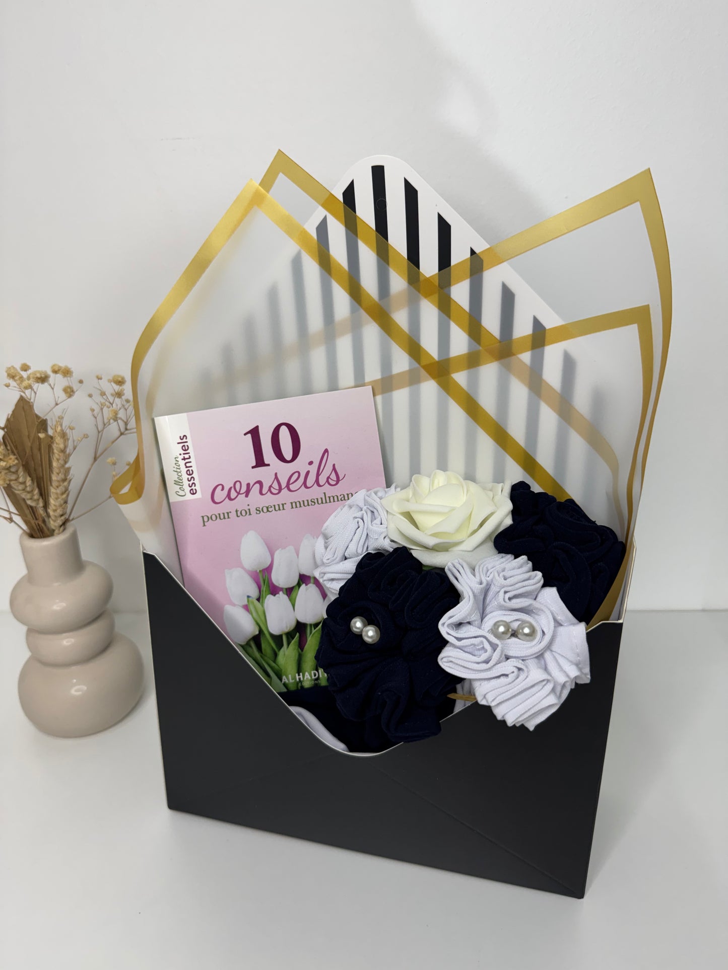 COFFRET HIJAB BLEU MARINE